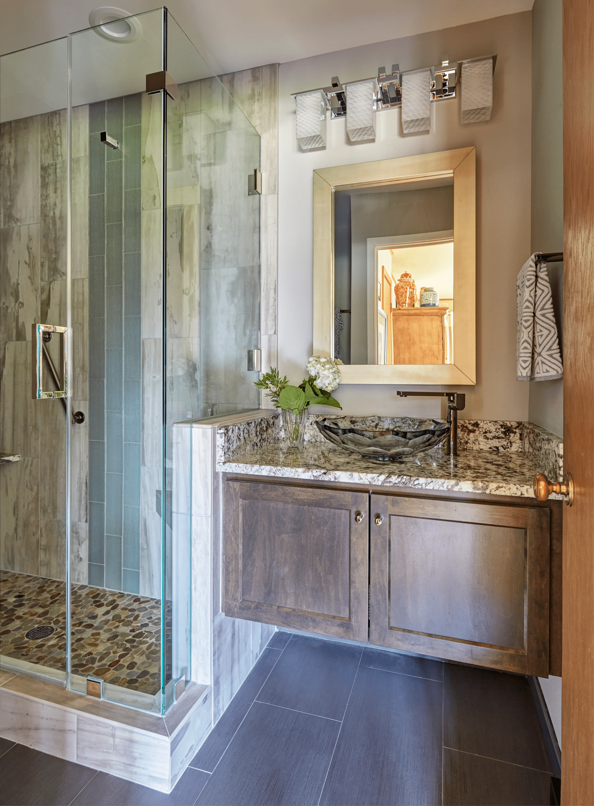 Glendale Contemporary Bathroom - after 2