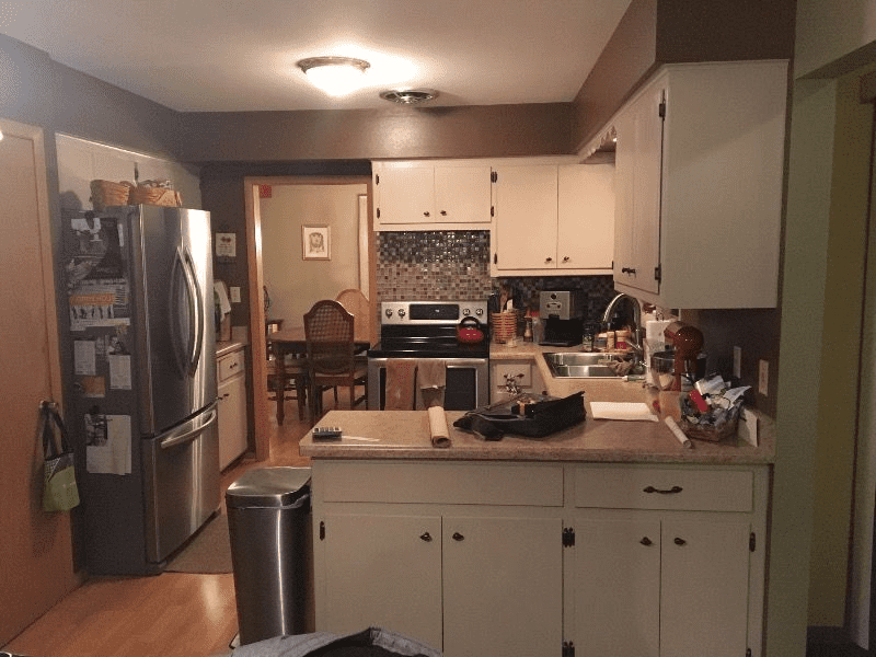 Greendale Contemporary Kitchen - before 2