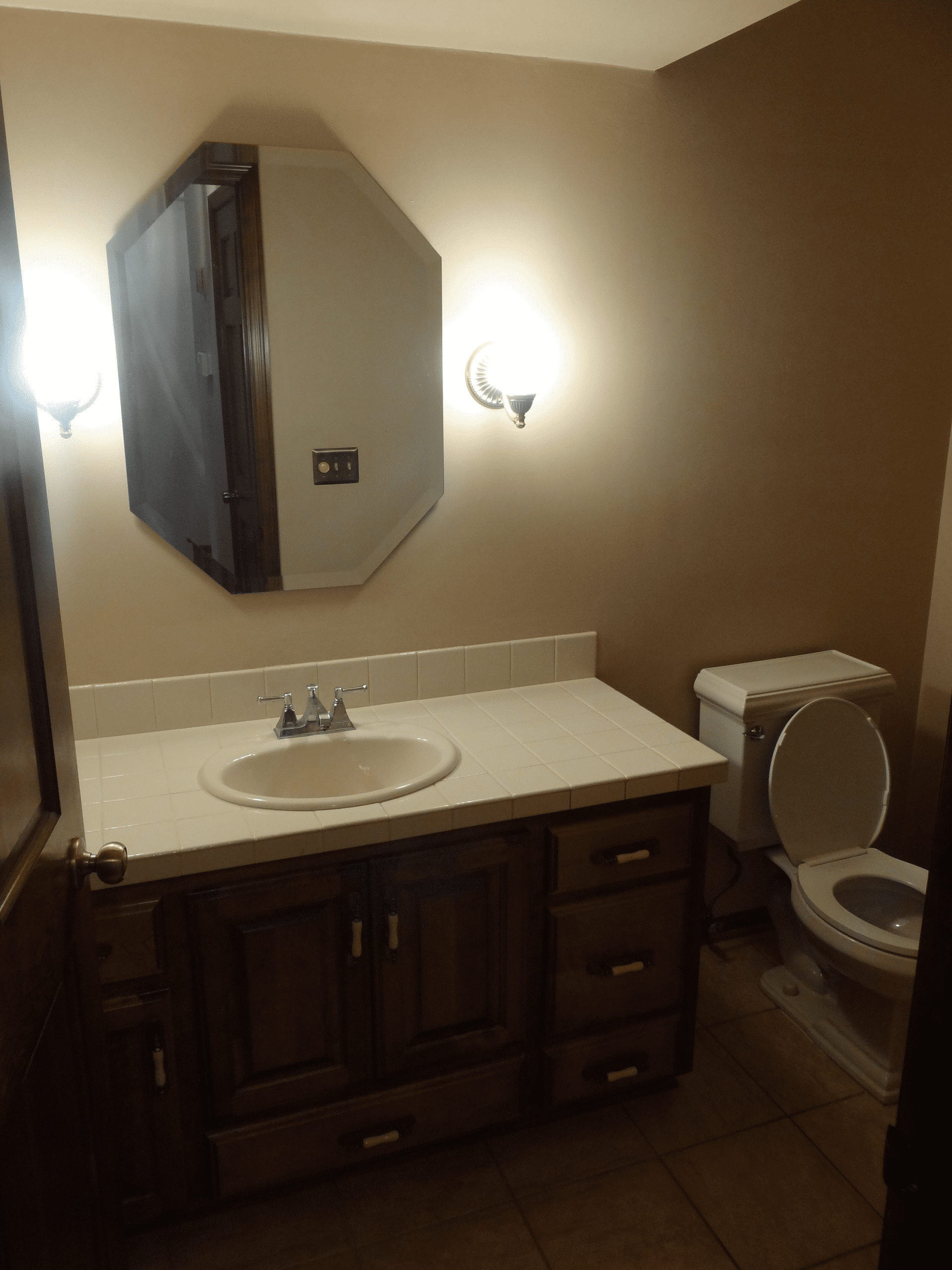 Mequon Contemporary Powder Room - before