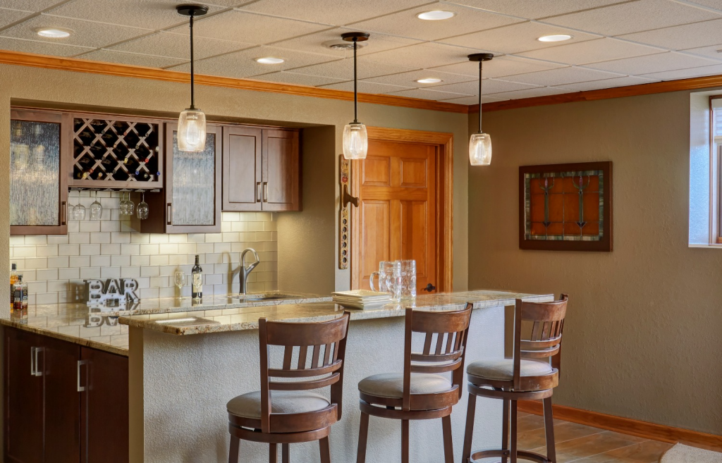 Basement remodeling gallery by Desisgn Tech Remodeling