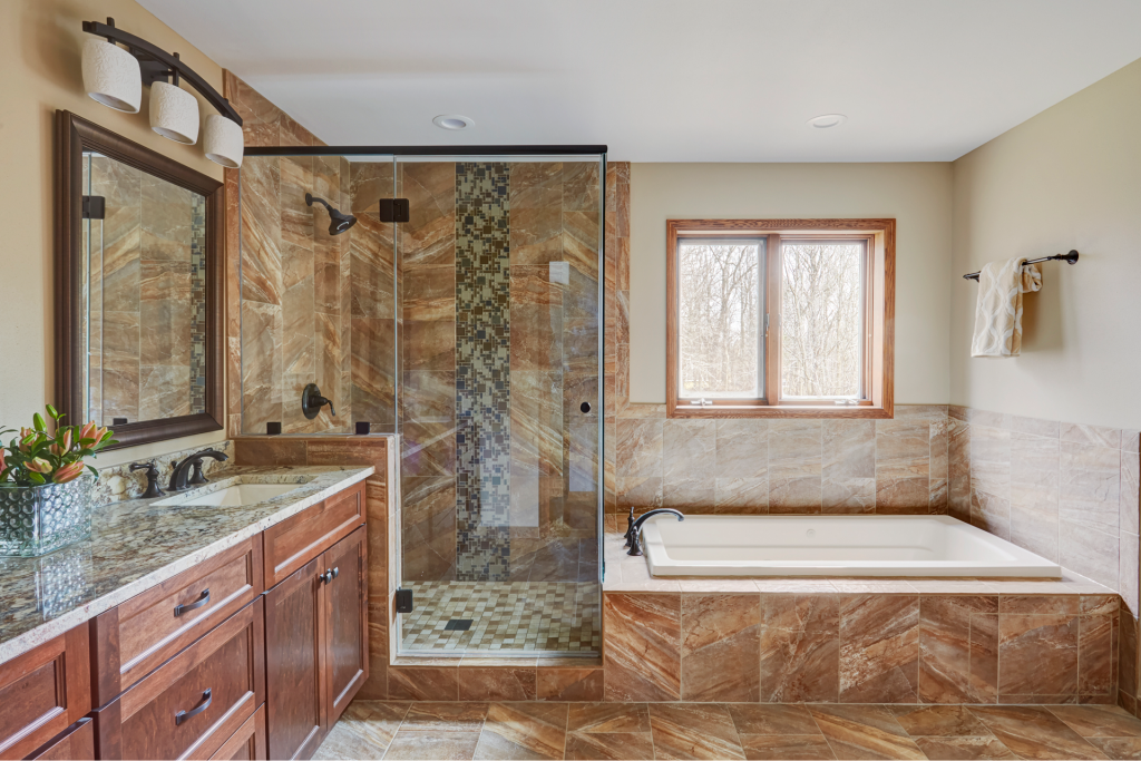 Bathroom remodel by Design Tech Remodeling