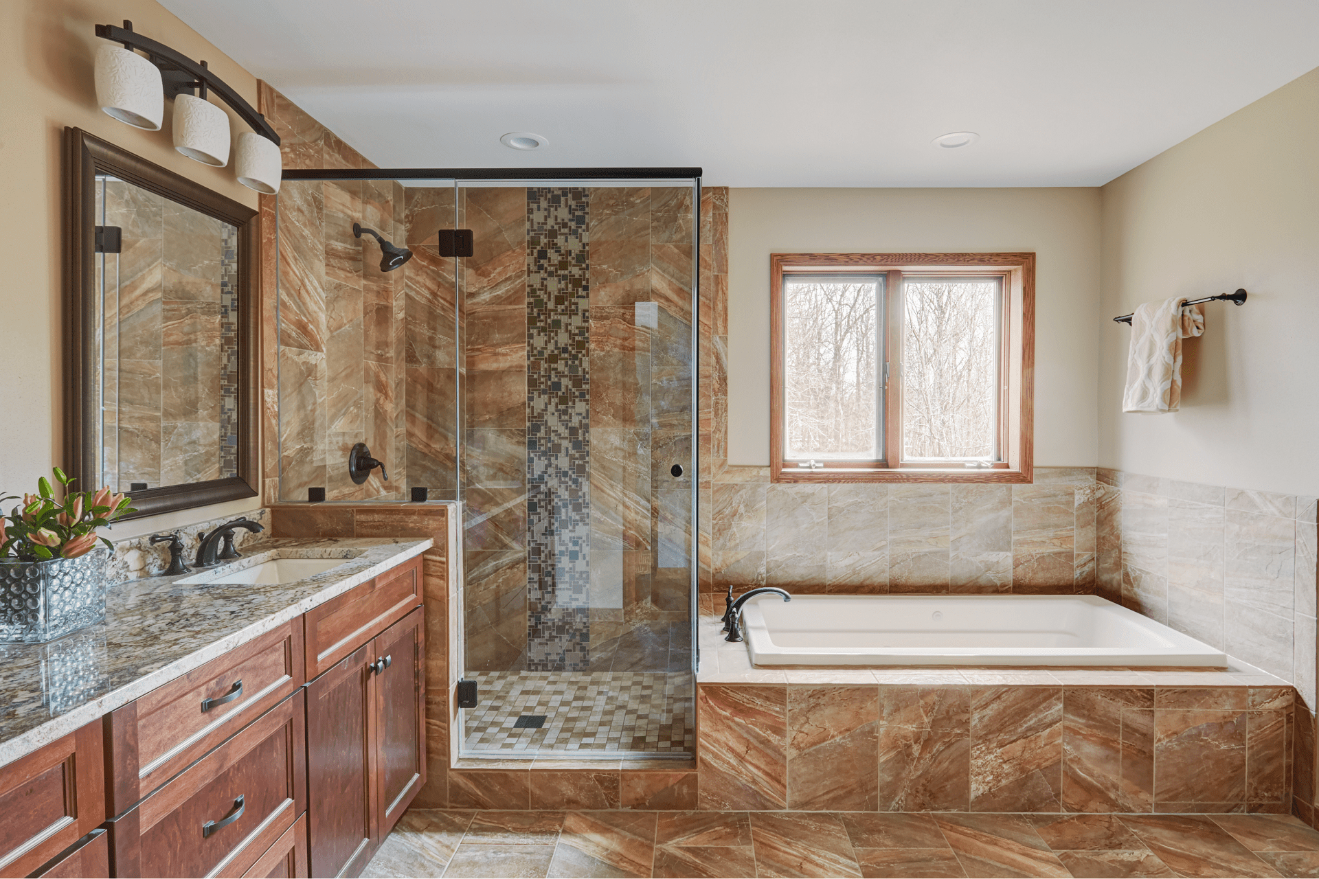 Bathroom remodel by Design Tech Remodeling