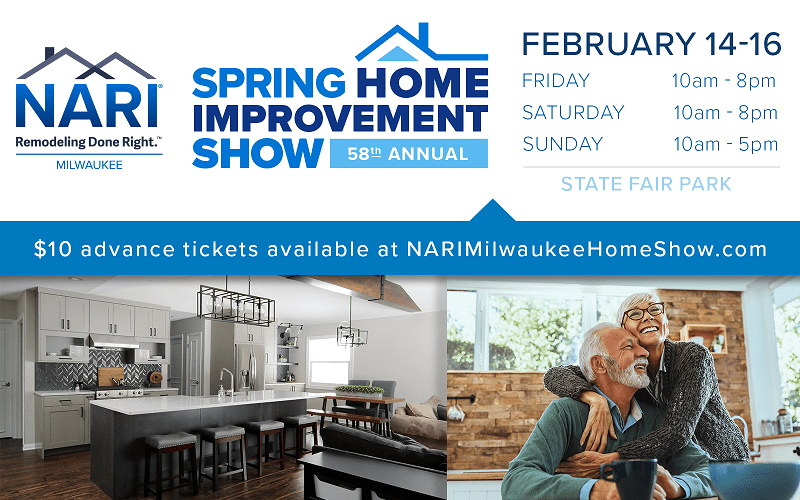Join Design Tech Remodeling at the NARI Milwaukee Spring Home Improvement Show!