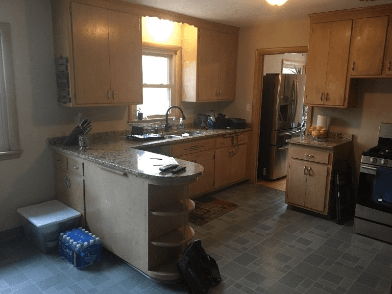 Shorewood Contemporary Kitchen - before Build-Design Firm Before Photo