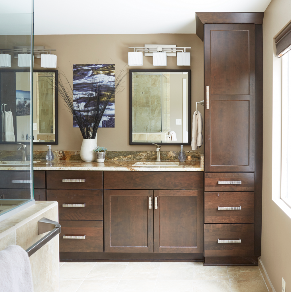 Transitional bathroom remodel