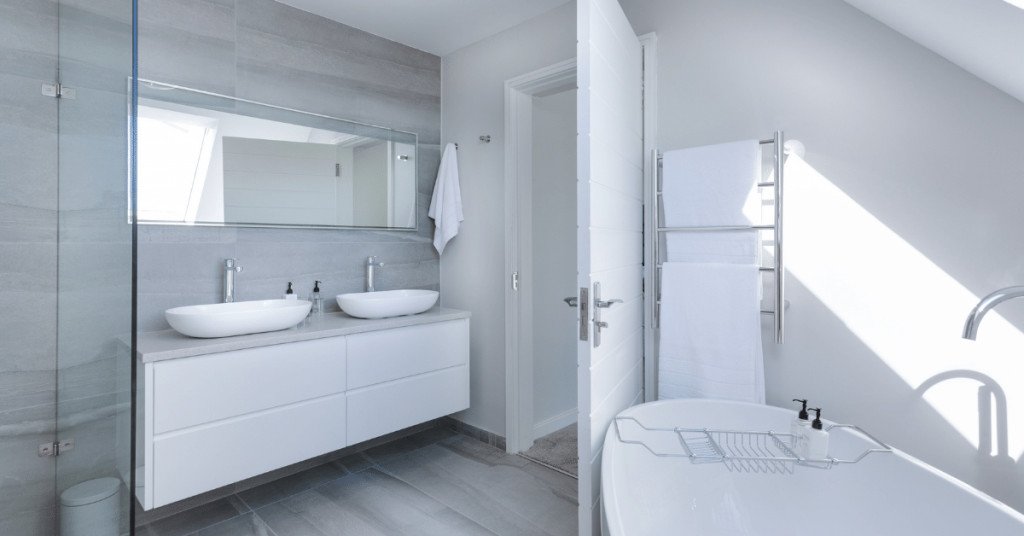 Floating bathroom vanity